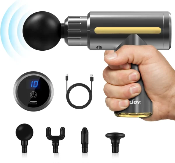 ⁦Sejoy 10 Speed Massage Gun Relaxation Deep Tissue Percussion Muscle Relax Massager⁩ - الصورة ⁦11⁩