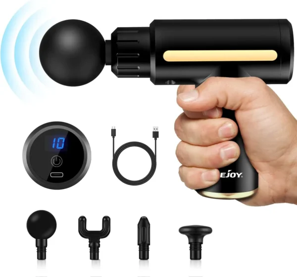 ⁦Sejoy 10 Speed Massage Gun Relaxation Deep Tissue Percussion Muscle Relax Massager⁩ - الصورة ⁦10⁩